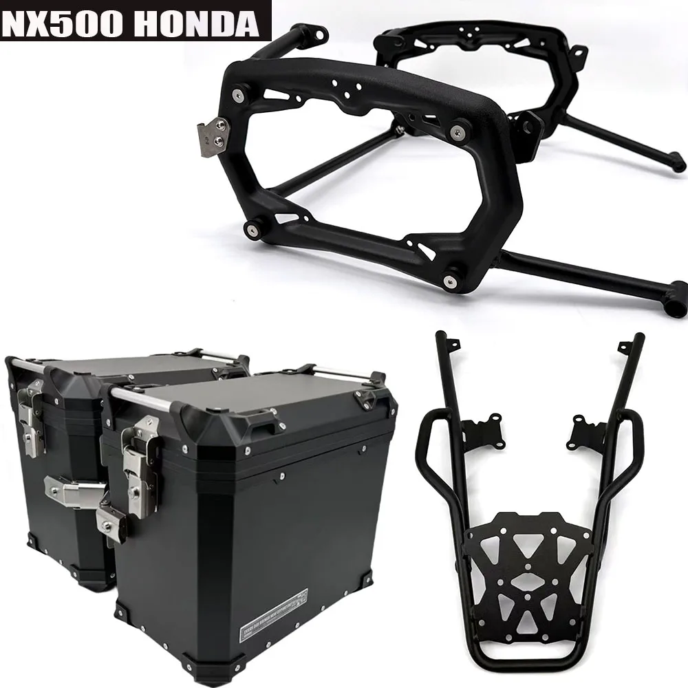 Dedicated Rear Rack and Side Case Mounting Brackets for NX500 (Honda NX500) — 38L Aluminum Alloy Side Cases & 45L Top Case
Dedicated Rear Rack and Side Case Mounting Brackets for NX500 (Honda NX500) — 38L Aluminum Alloy Side Cases & 45L Top Case