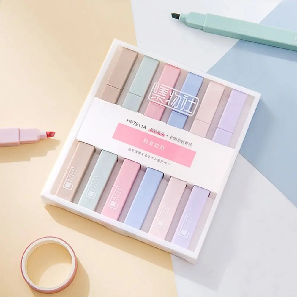 6Pcs/Set DIY Colored Highlighter Pen Set Ins Safe Marker Pen Set Environmental Quick-drying Art Marker Pencil Set Artists
6Pcs/Set DIY Colored Highlighter Pen Set Ins Safe Marker Pen Set Environmental Quick-drying Art Marker Pencil Set Artists