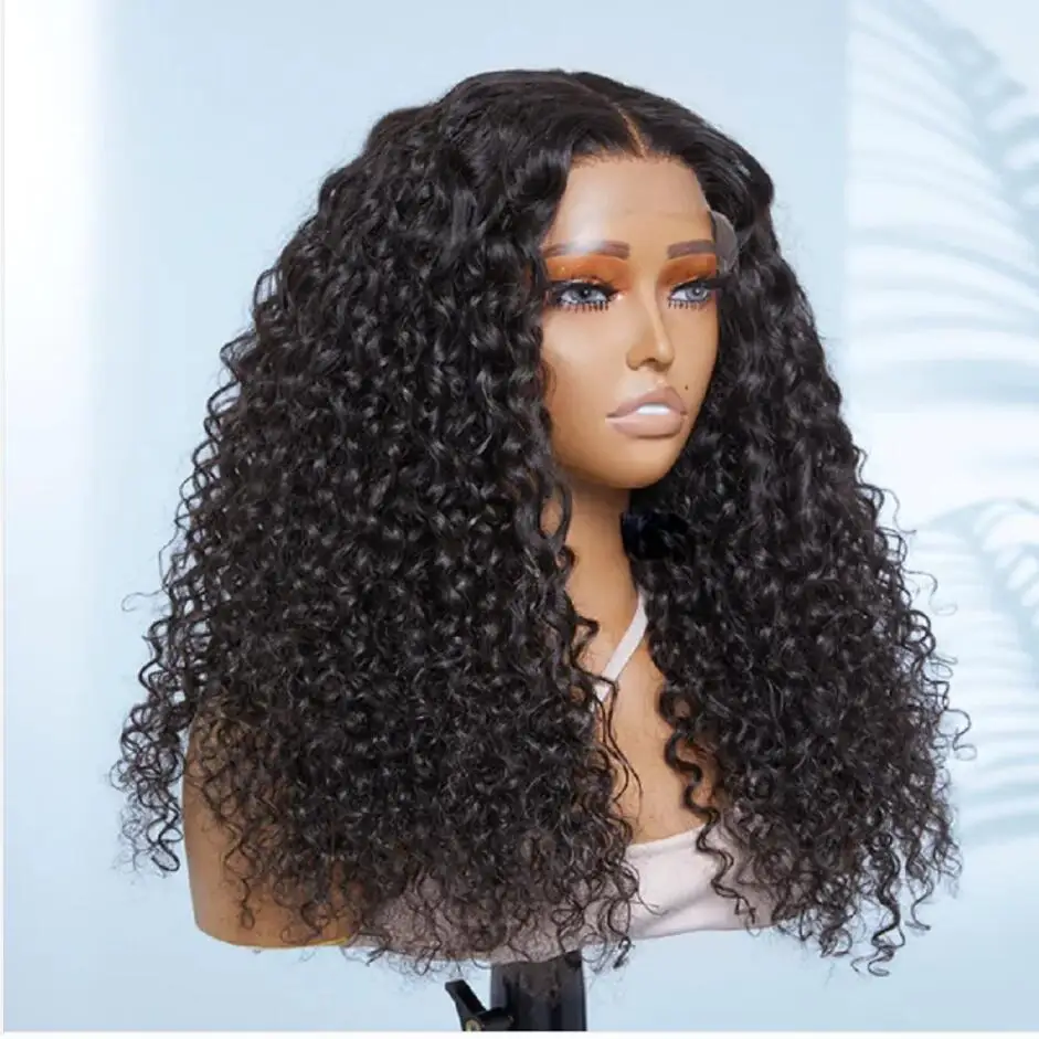 Soft 180Density Long Natural Black Kinky Curly Preplucked 26 Inch Deep Long Lace Front Wig For Women With Baby Hair Glueless
Soft 180Density Long Natural Black Kinky Curly Preplucked 26 Inch Deep Long Lace Front Wig For Women With Baby Hair Glueless