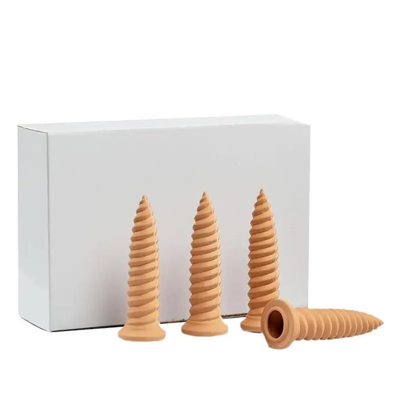 Plant Terracotta Waterer 4X Decorative Plant Screws-Shaped Waterer Clay Plant Garden Watering Stakes Auto-Water Irrigation
Plant Terracotta Waterer 4X Decorative Plant Screws-Shaped Waterer Clay Plant Garden Watering Stakes Auto-Water Irrigation