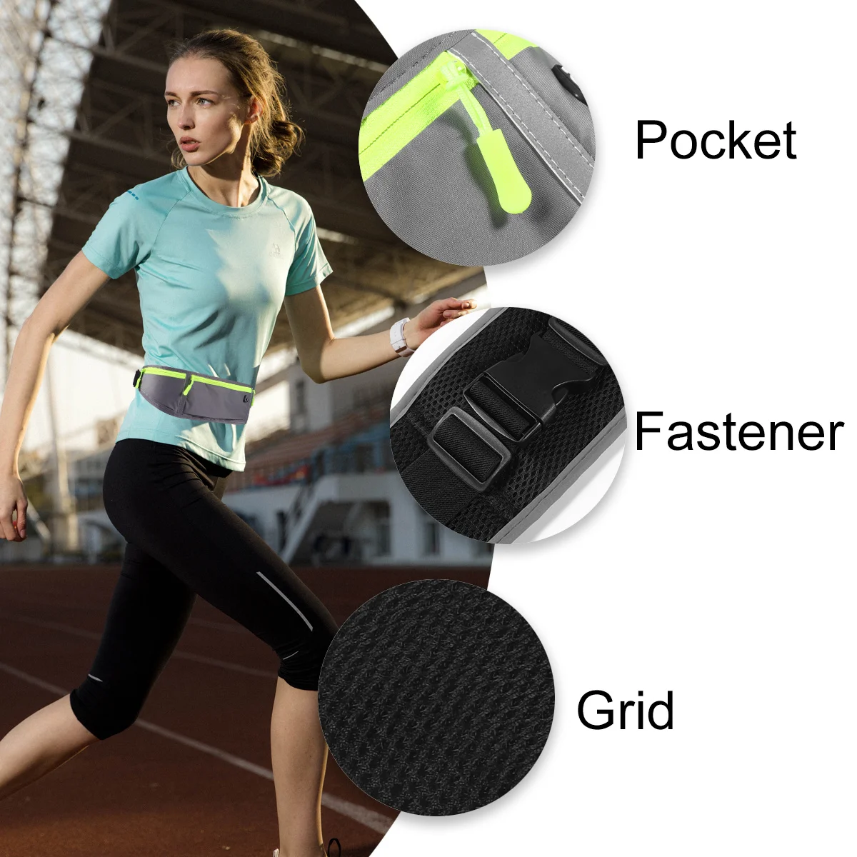 1Pcs Running Sports Waist Pouch Waterproof Dark Grey Three Compartments Lightweight Reflective Fabric Water Resistant Jogging
1Pcs Running Sports Waist Pouch Waterproof Dark Grey Three Compartments Lightweight Reflective Fabric Water Resistant Jogging