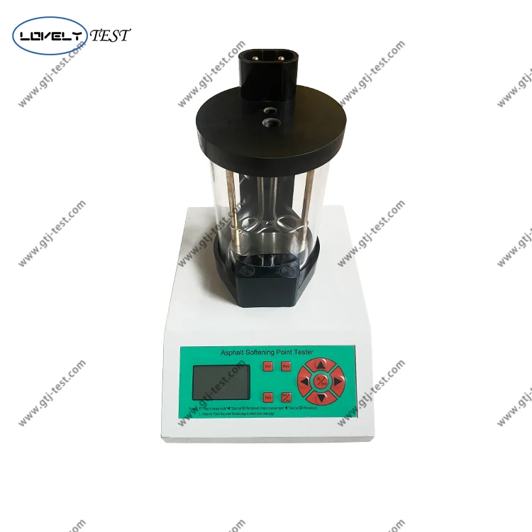 Automatic Asphalt Softening Point Tester/Ring and Ball Apparatus for Bitumen
Automatic Asphalt Softening Point Tester/Ring and Ball Apparatus for Bitumen