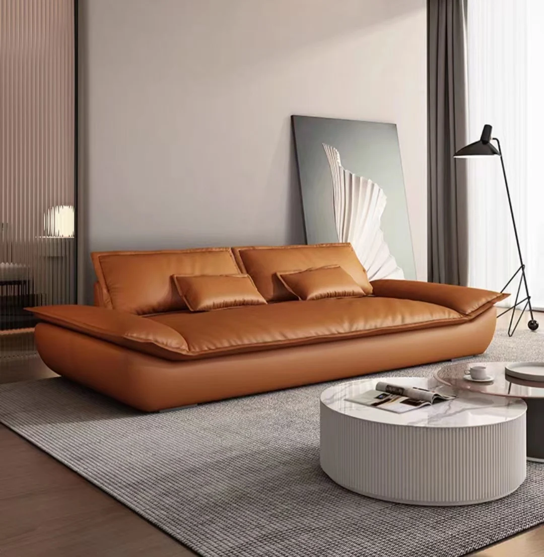 Italian Minimalist Faux Leather Sofa Set Super Big High-Backed with Super Deep Sitting Cream Light Luxury Living Room Furniture
Italian Minimalist Faux Leather Sofa Set Super Big High-Backed with Super Deep Sitting Cream Light Luxury Living Room Furniture