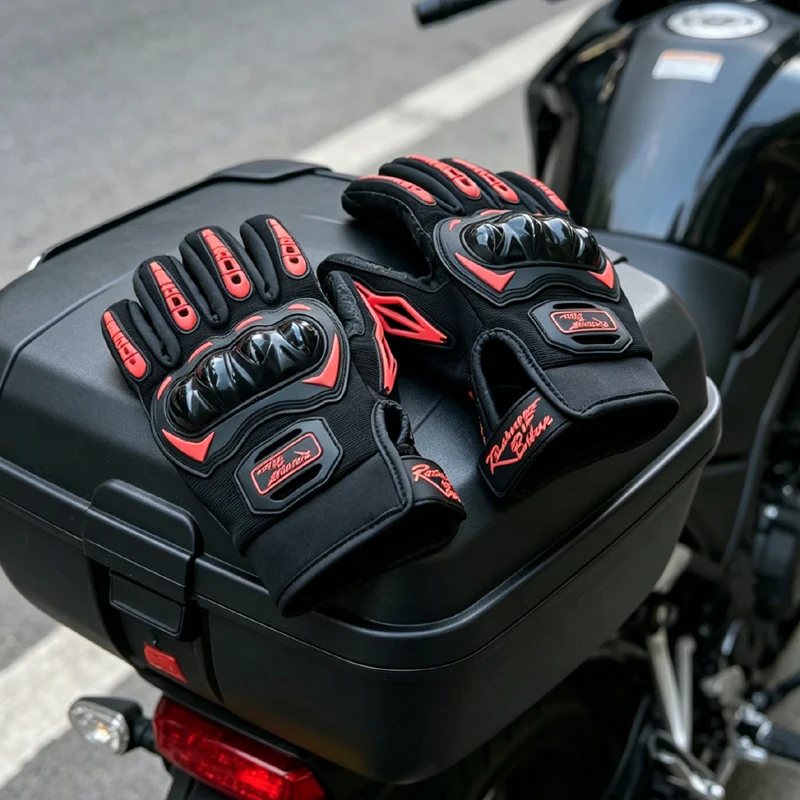 Men Motorcycle Gloves Summer Breathable Mesh Touch Screen Full Finger Knuckle Armor Anti Slip Motocross Racing Protective Gear
Men Motorcycle Gloves Summer Breathable Mesh Touch Screen Full Finger Knuckle Armor Anti Slip Motocross Racing Protective Gear