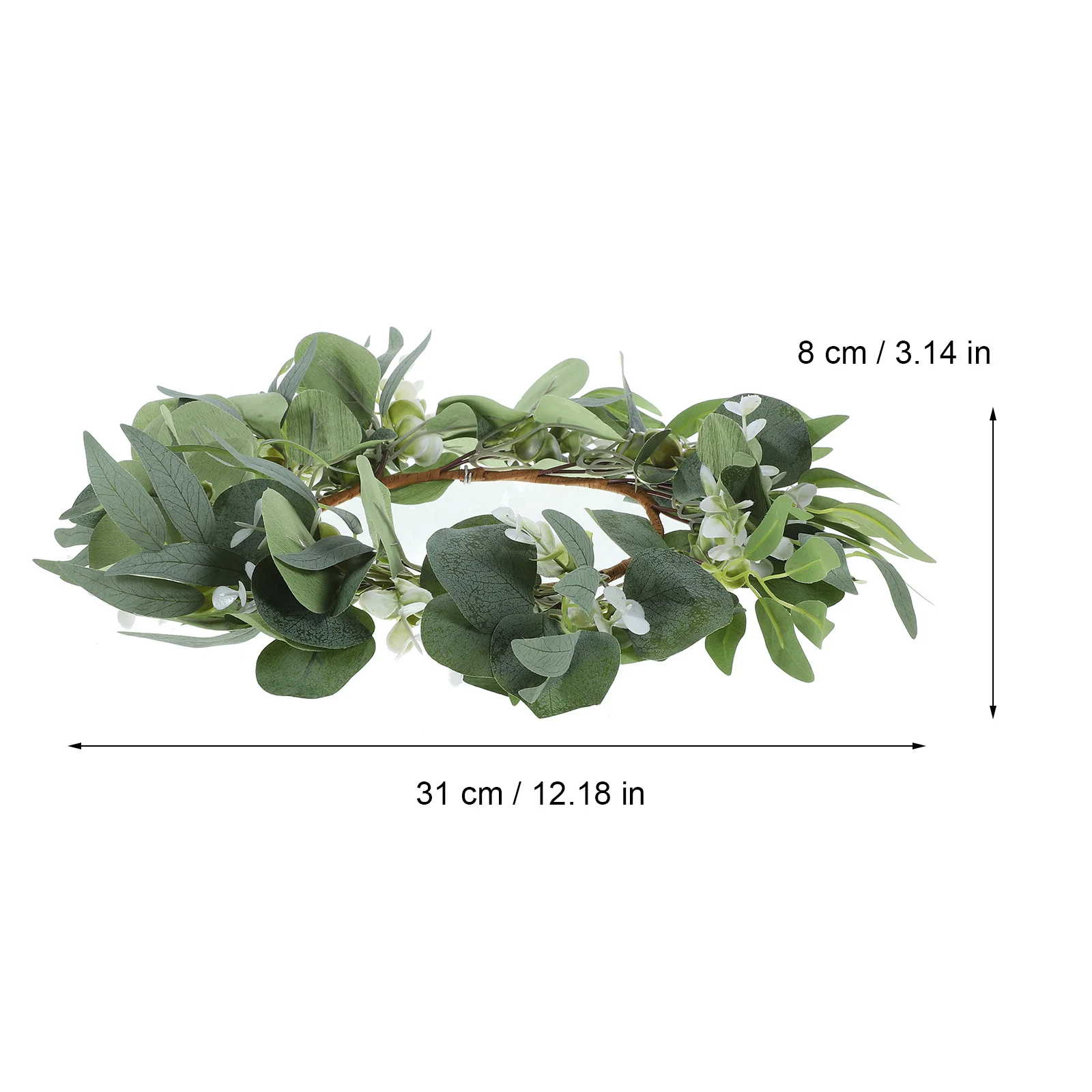 Artificial Eucalyptus Leaves Wreath Lifelike Greenery Door Decor Wall Hanging Front Door Wreath Wedding Party Photo Prop
Artificial Eucalyptus Leaves Wreath Lifelike Greenery Door Decor Wall Hanging Front Door Wreath Wedding Party Photo Prop