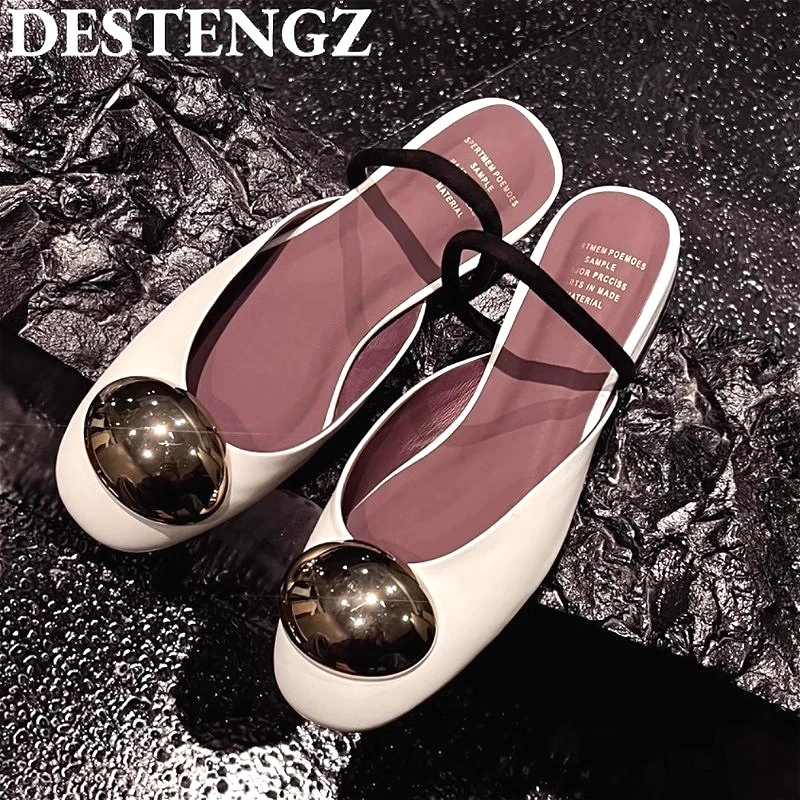 Women Flats Slippers New Sandals Woman Shoes Mules Elegant Summer 2025 Trend Flip Fiops Marie Janes Shoes Casual Slides Mujer
Women Flats Slippers New Sandals Woman Shoes Mules Elegant Summer 2025 Trend Flip Fiops Marie Janes Shoes Casual Slides Mujer