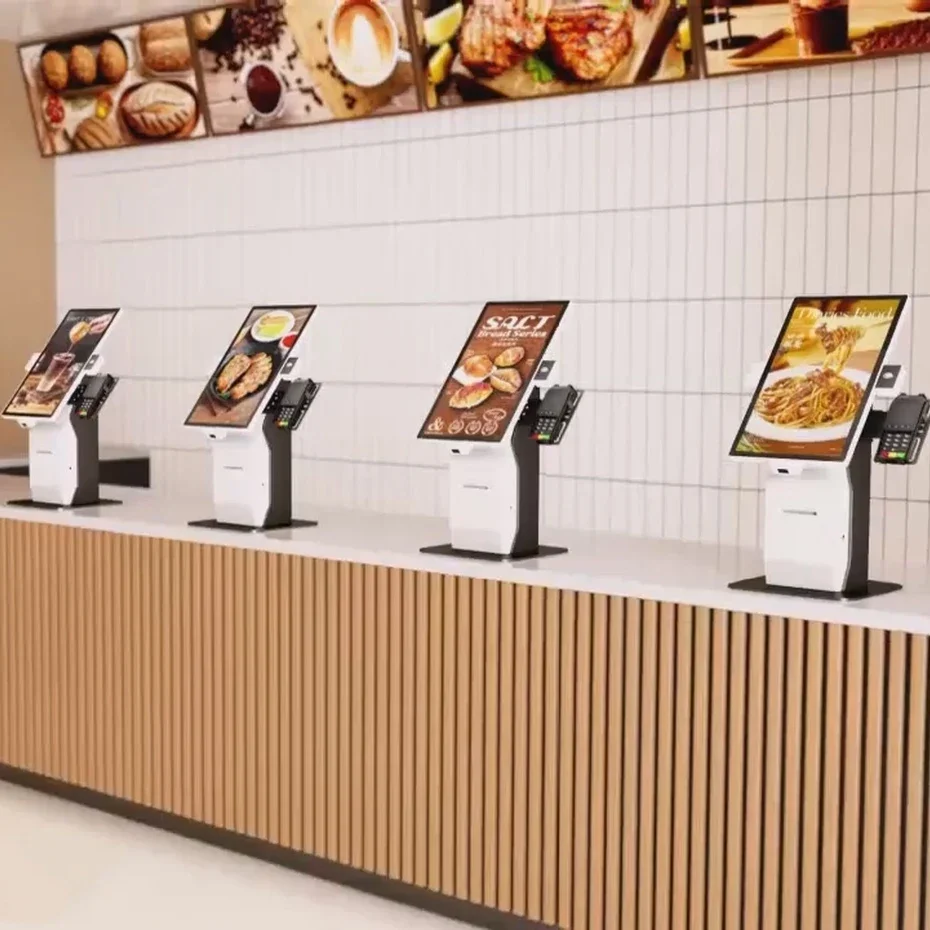 15.6 21.5 Custom Modular Configuration Self Ordering Machine Kiosk QR Scanner Pos Printer Rfid Reader Custom Self Service Kiosk
15.6 21.5 Custom Modular Configuration Self Ordering Machine Kiosk QR Scanner Pos Printer Rfid Reader Custom Self Service Kiosk