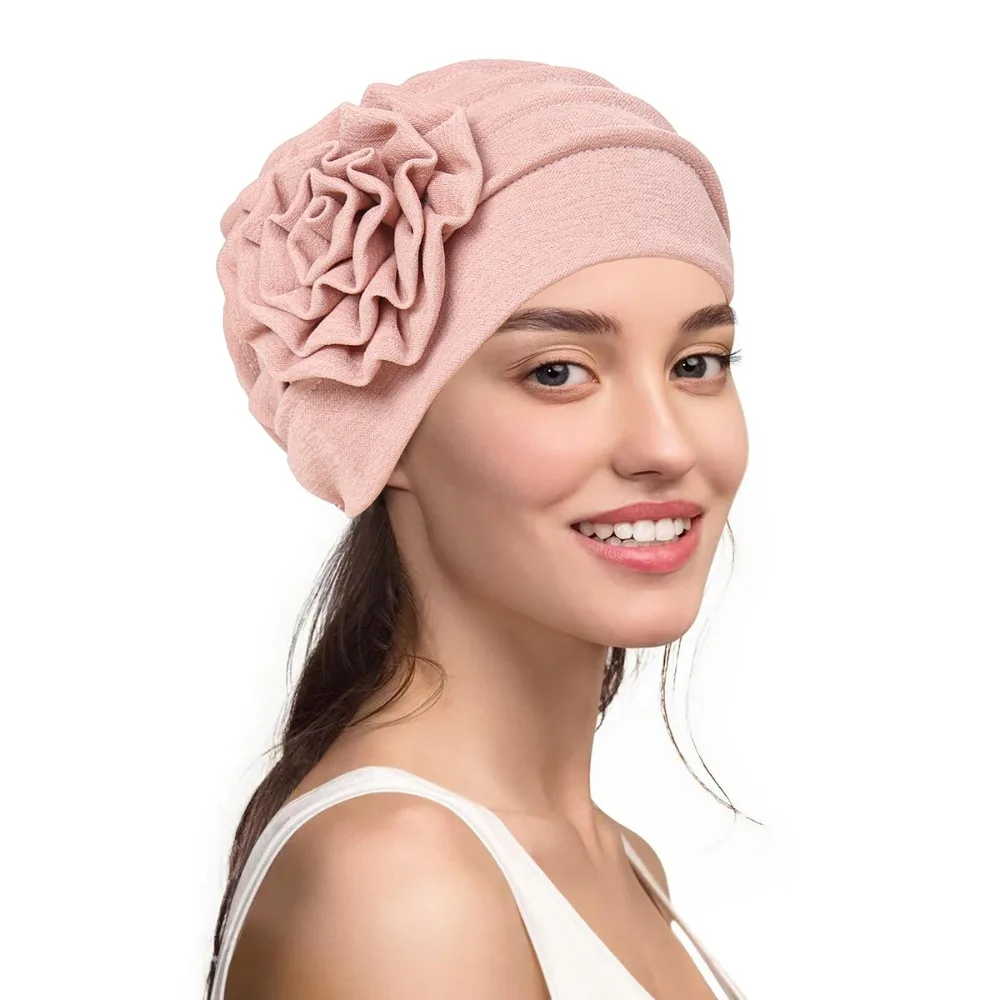 Comfortable Soft Stretch Women Headwrap Elegant Wrapped Band Chemo Headwear Side Flower Deign Universal Head Cover Sleep Use
Comfortable Soft Stretch Women Headwrap Elegant Wrapped Band Chemo Headwear Side Flower Deign Universal Head Cover Sleep Use