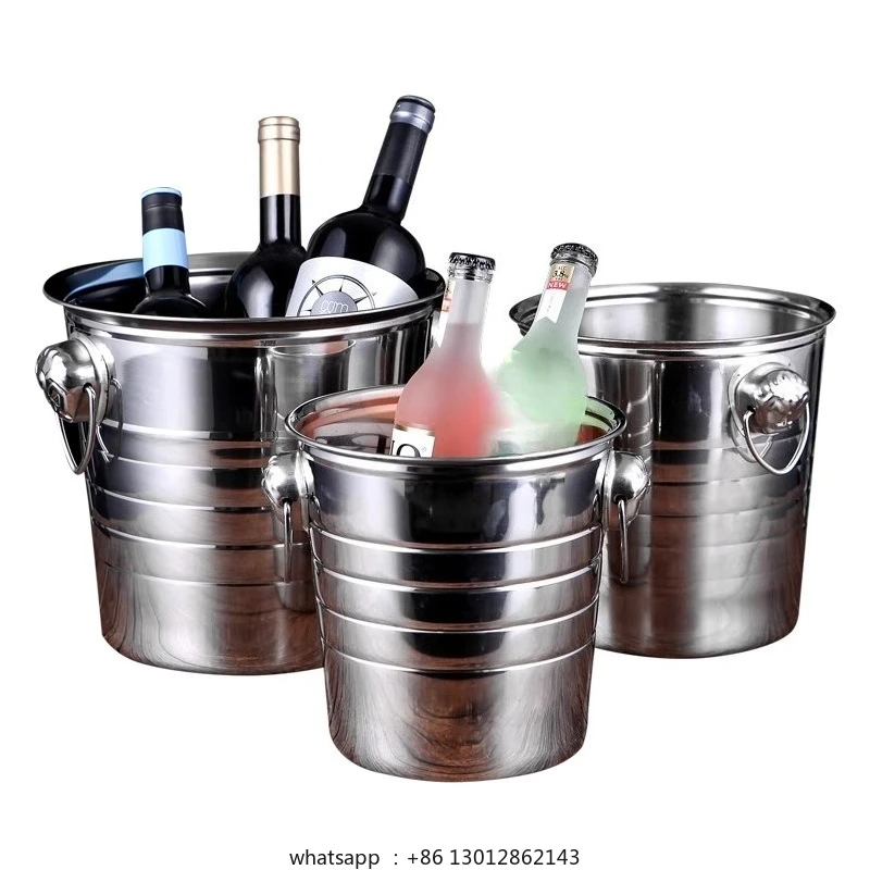 Ведро для шампанского из нержавеющей стали, контейнер для ледяного вина, ведро для сухого льда
Ведро для шампанского из нержавеющей стали, контейнер для ледяного вина, ведро для сухого льда