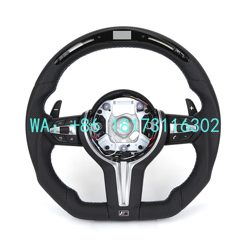 China Plant 2026 Upgrade Flat Bottom Full Perforated Leather LED Steering Wheel F10 F20 F30 F31 M2 F87 M3 F80 M4 F82 M5
China Plant 2026 Upgrade Flat Bottom Full Perforated Leather LED Steering Wheel F10 F20 F30 F31 M2 F87 M3 F80 M4 F82 M5