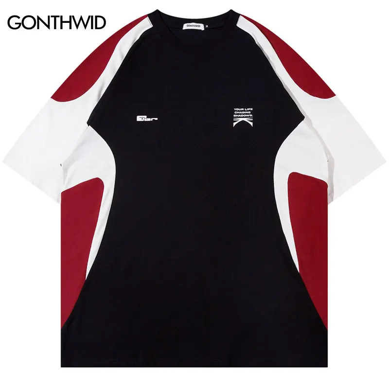 Vintage Oversize Sport T-Shirt Men Retro Patchwork Tshirt Hip Hop Loose Cotton Shirts 2024 Harajuku Casual Short Sleeve Tops Tee
Vintage Oversize Sport T-Shirt Men Retro Patchwork Tshirt Hip Hop Loose Cotton Shirts 2024 Harajuku Casual Short Sleeve Tops Tee