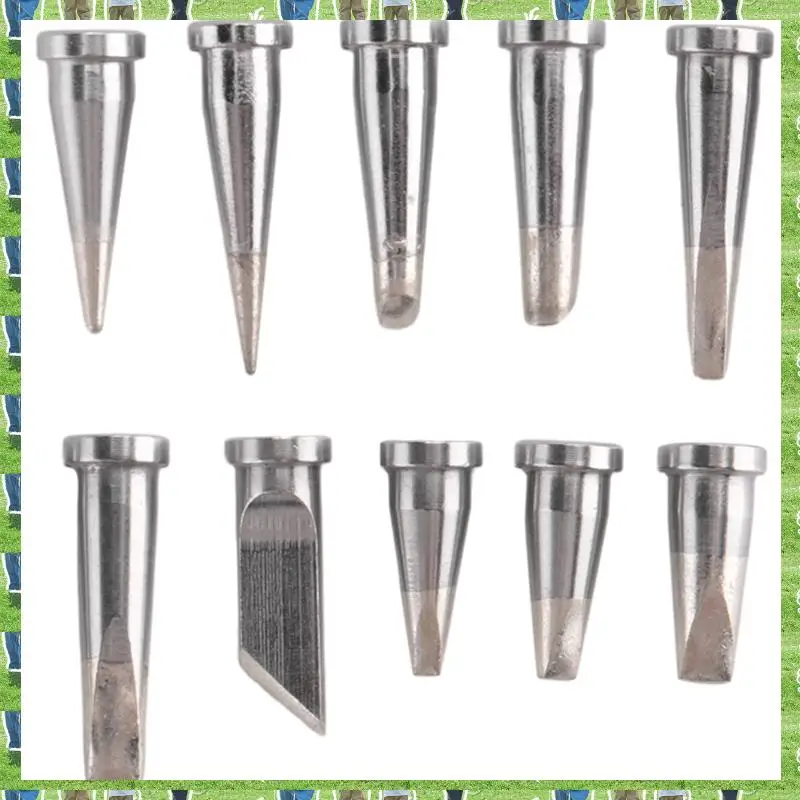 FTS 10Pcs Durable Soldering Tip Set For Weller WSD81 WD1000 WSP80 WP80 LT Soldering Station
FTS 10Pcs Durable Soldering Tip Set For Weller WSD81 WD1000 WSP80 WP80 LT Soldering Station