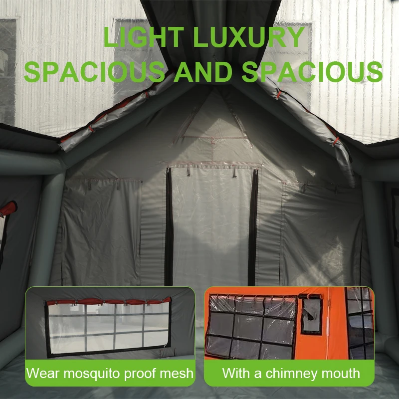 Portable Waterproof Oxford Inflatable Summer Tent Custom Printing & Colors Quick Opening Air-Sealed Outdoor Camping
Portable Waterproof Oxford Inflatable Summer Tent Custom Printing & Colors Quick Opening Air-Sealed Outdoor Camping