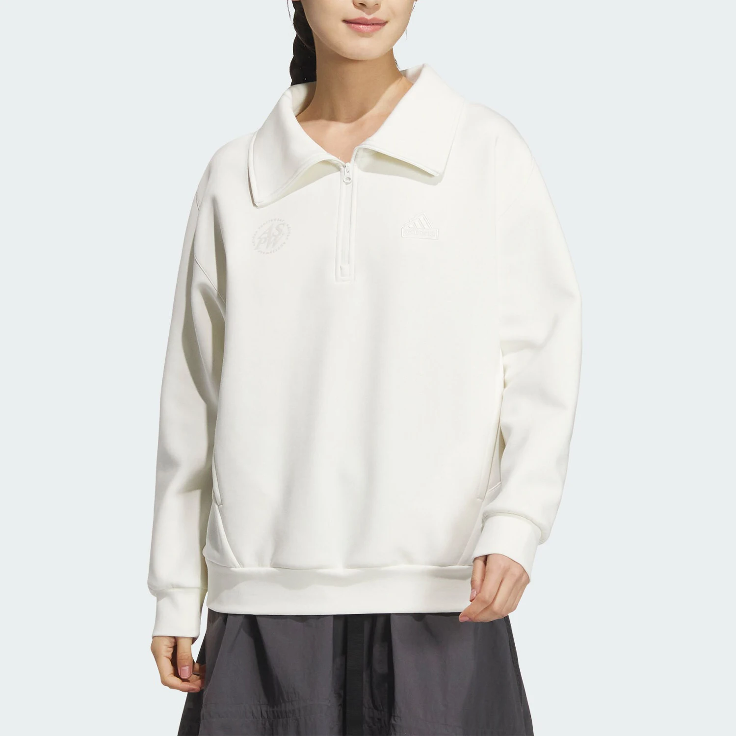 Adidas genuine New Women's Half-Zip Casual Long Sleeve Sweatshirt JJ3594
Adidas genuine New Women's Half-Zip Casual Long Sleeve Sweatshirt JJ3594