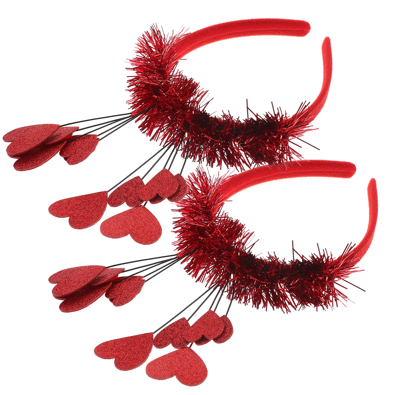 2Pcs Heart Headb Red Sequin Wedding Party Hair Valentine's Day Cloth Themed Headb s Headdress Photo Props Accessories
2Pcs Heart Headb Red Sequin Wedding Party Hair Valentine's Day Cloth Themed Headb s Headdress Photo Props Accessories