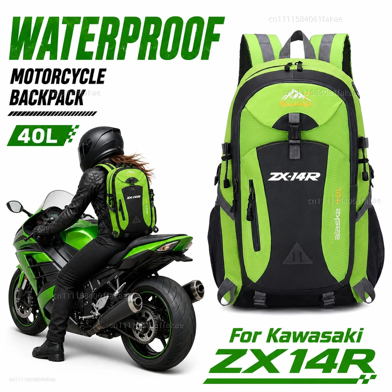 For Kawasaki ZX14R ZX 14R ZX14 R ZX 14 R 2006-2017 Motorcycle Backpack 40L Waterproof Travel Backpack Outdoor Hiking Camping
For Kawasaki ZX14R ZX 14R ZX14 R ZX 14 R 2006-2017 Motorcycle Backpack 40L Waterproof Travel Backpack Outdoor Hiking Camping