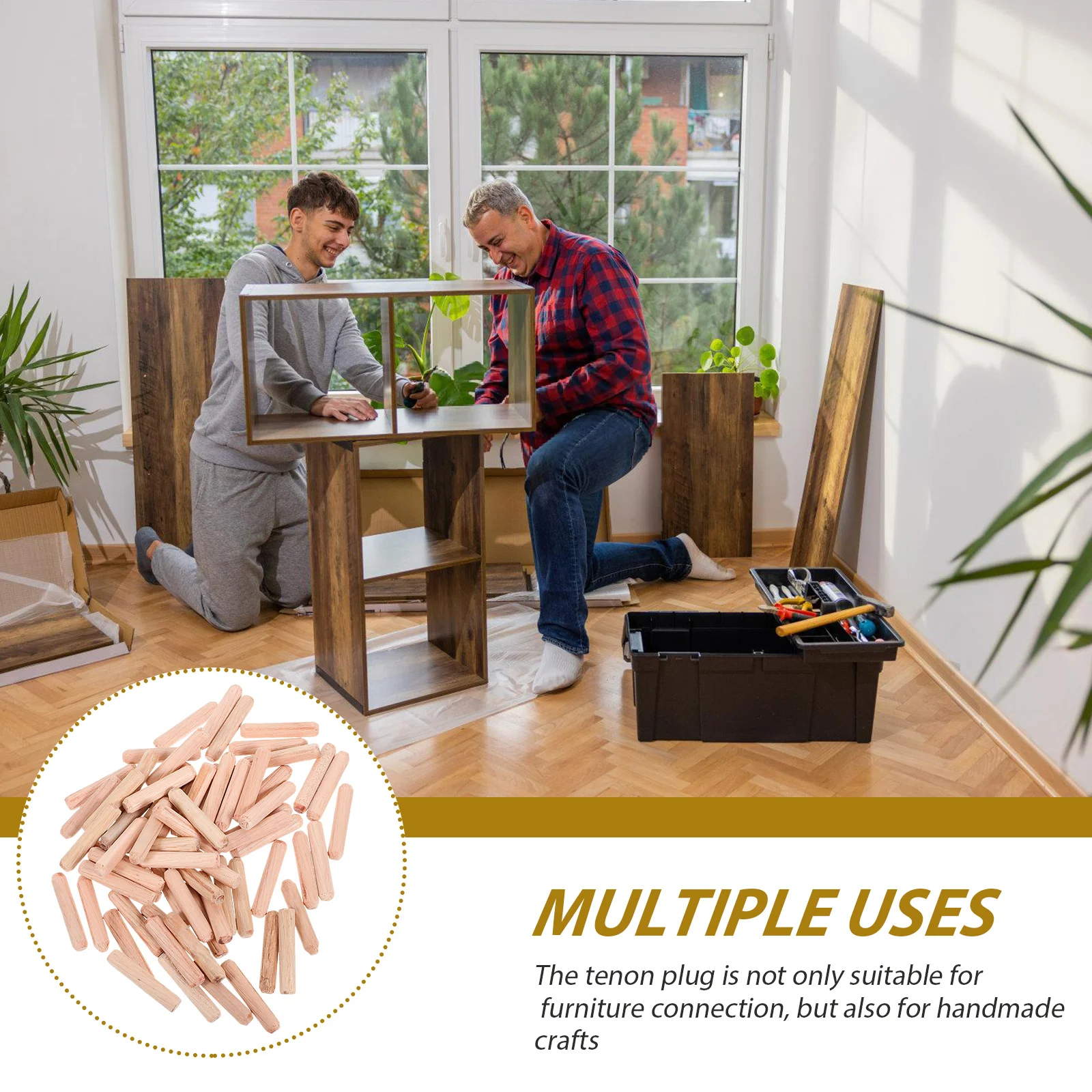 2000pcs 1 Bag Wooden Dowel Pins 6X30Mm Grooved Surface For Furniture Connection Unfinished Wood Rods Bulk Craft Wood Pegs Diy
2000pcs 1 Bag Wooden Dowel Pins 6X30Mm Grooved Surface For Furniture Connection Unfinished Wood Rods Bulk Craft Wood Pegs Diy