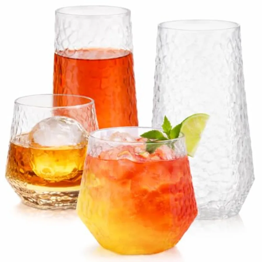 48 Pack Disposable Champagne Flutes Plastic Stemless, 24x9oz and 24x12oz Cups - Mimosa Champagne Glasses Heavy Duty BPA-Free Sh
48 Pack Disposable Champagne Flutes Plastic Stemless, 24x9oz and 24x12oz Cups - Mimosa Champagne Glasses Heavy Duty BPA-Free Sh