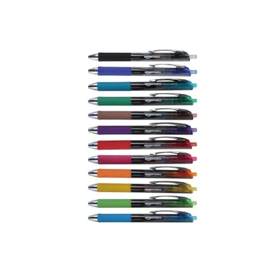 Retractable Gel Pens, Fine Point 0.7mm, Smooth Writing, Colors, 12-Pack
Retractable Gel Pens, Fine Point 0.7mm, Smooth Writing, Colors, 12-Pack