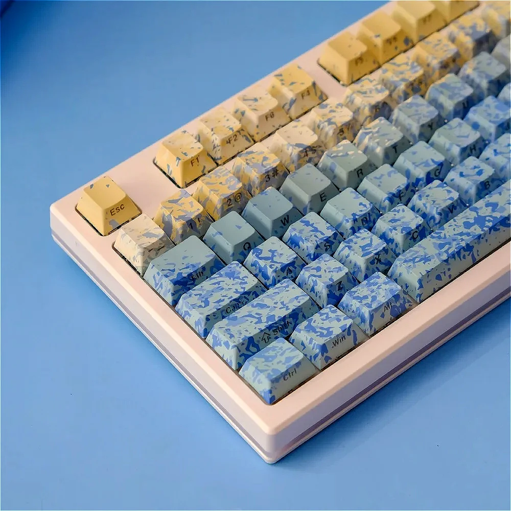 Тема Clear Wind Bay, колпачки для клавиш, прозрачный PBT 135 клавиш Cherry для переключателя MX, игровая механическая клавиатура
Тема Clear Wind Bay, колпачки для клавиш, прозрачный PBT 135 клавиш Cherry для переключателя MX, игровая механическая клавиатура