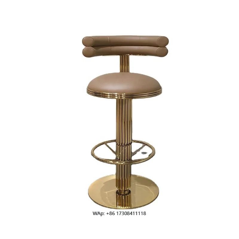 Современные барные стулья из нержавеющей стали с обивкой, в скандинавском стиле, цвет кофе, кожаные, простые, для кофейни
Современные барные стулья из нержавеющей стали с обивкой, в скандинавском стиле, цвет кофе, кожаные, простые, для кофейни