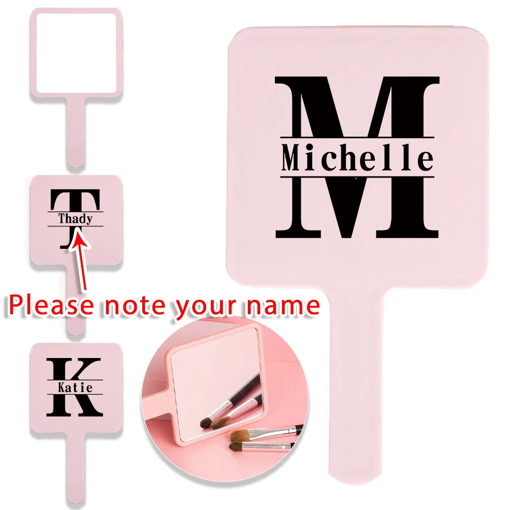 Customized Name Handheld Makeup Mirror Portable Vanity Mirror Engraved Personalize Compact Mirror Beauty Tools for Beauty Travel
Customized Name Handheld Makeup Mirror Portable Vanity Mirror Engraved Personalize Compact Mirror Beauty Tools for Beauty Travel