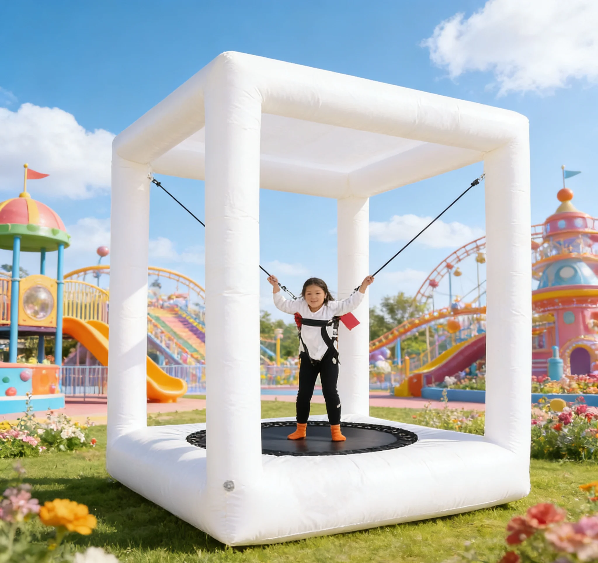 Популярный надувной батут для банджи-джампинга, уличный надувной батут-банджи, надувной мягкий батут для банджи-джампинга для аренды
Популярный надувной батут для банджи-джампинга, уличный надувной батут-банджи, надувной мягкий батут для банджи-джампинга для аренды