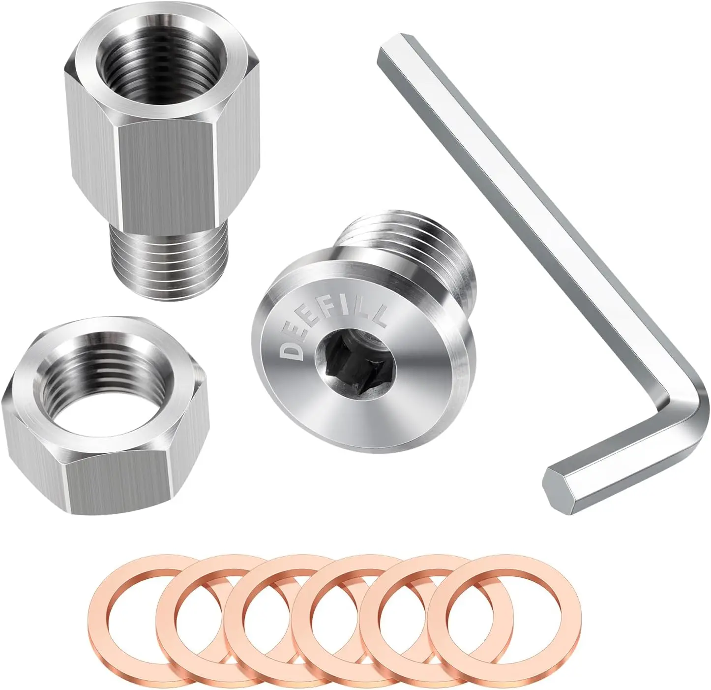 M14×1.5 Universal Stainless Steel Transmission Drain Plug – Integrated Magnetic Coupling for Drain Operation
M14×1.5 Universal Stainless Steel Transmission Drain Plug – Integrated Magnetic Coupling for Drain Operation