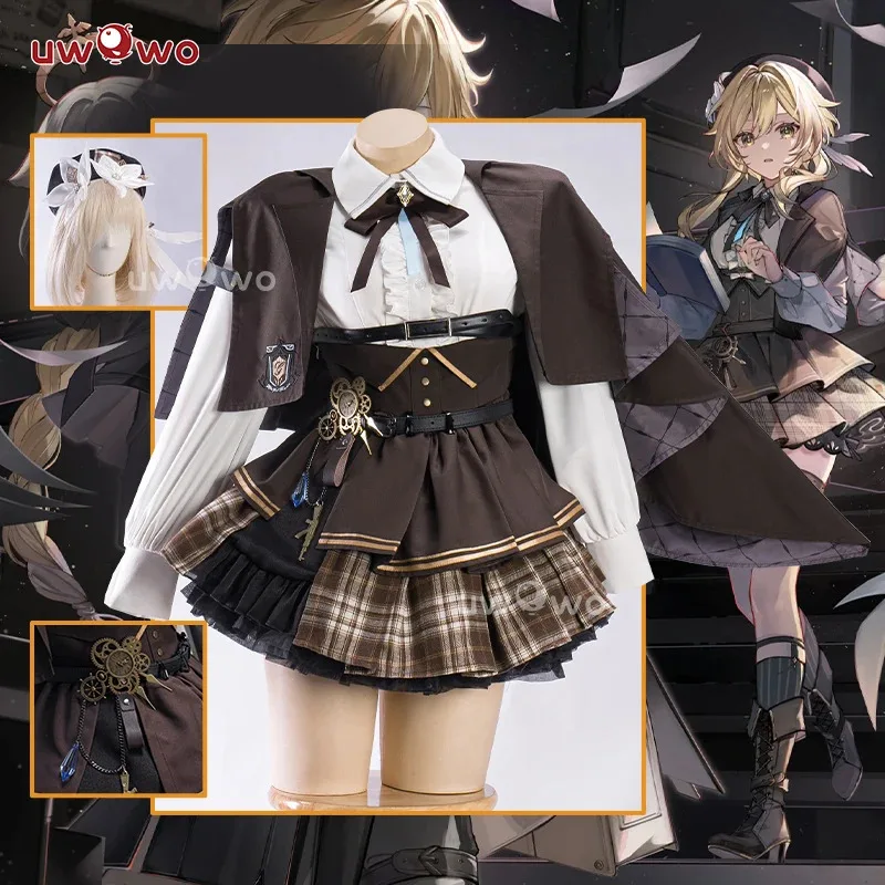 Qq28LQPRE ПРОДАЖА UWOWO Game Genshin Impact Traveler Lumine Detective Косплей Костюм Костюмы на Хэллоуин 
Qq28LQPRE ПРОДАЖА UWOWO Game Genshin Impact Traveler Lumine Detective Косплей Костюм Костюмы на Хэллоуин