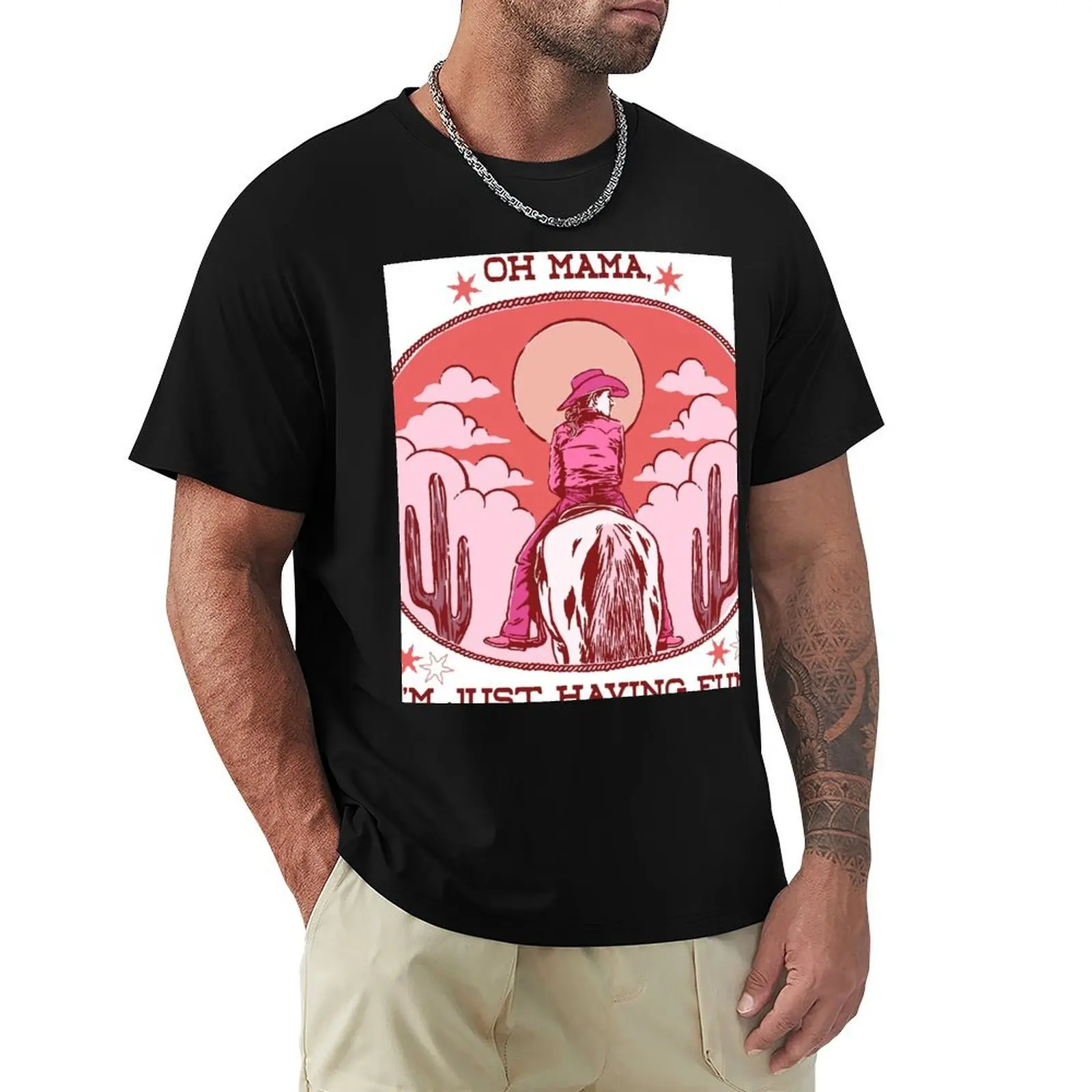 Oh Mama I'm Just Having Fun Pink Pony Club T-Shirt sublime anime stuff funny shirt cotton funny gifts clothing for men
Oh Mama I'm Just Having Fun Pink Pony Club T-Shirt sublime anime stuff funny shirt cotton funny gifts clothing for men