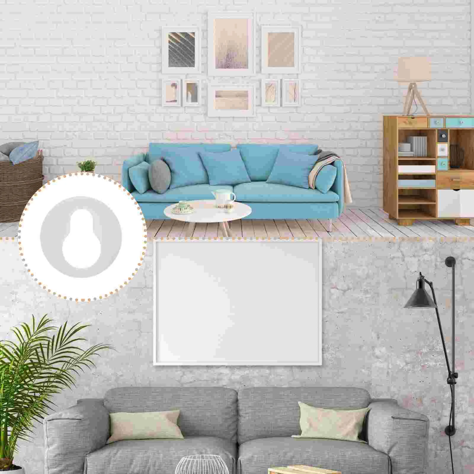 50 Pcs Frame Photo Accessories Picture Hanging Hooks Keyhole Plastic Hanger Bracket
50 Pcs Frame Photo Accessories Picture Hanging Hooks Keyhole Plastic Hanger Bracket