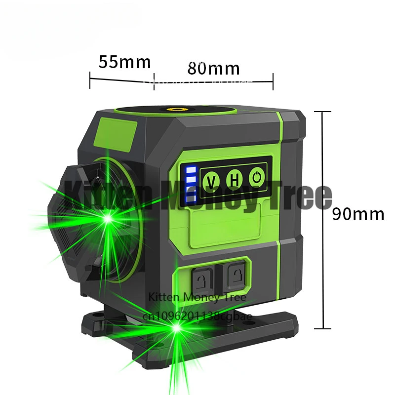 Mini Leveler Green 12-wire Small Infrared High-precision Strong Light Fine Line Automatic Lining Leveler
Mini Leveler Green 12-wire Small Infrared High-precision Strong Light Fine Line Automatic Lining Leveler