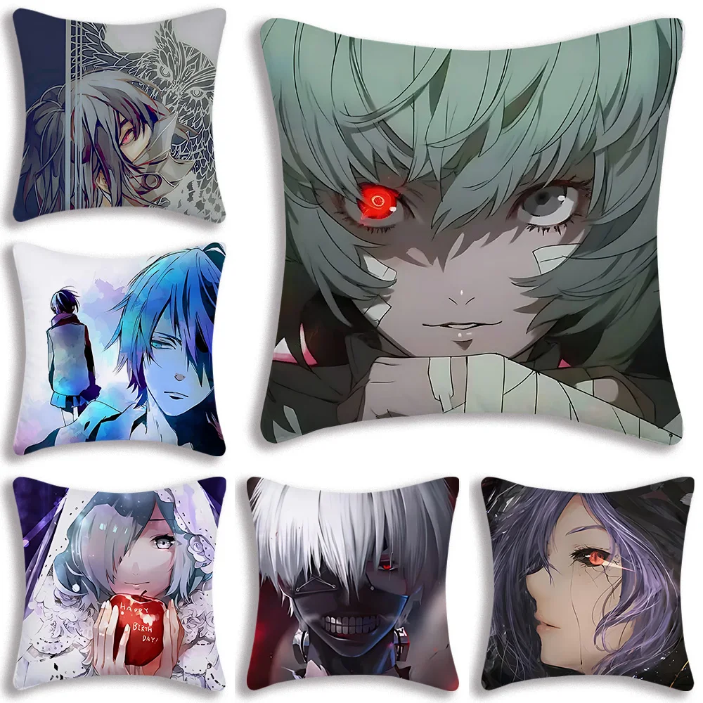 Anime Tokyo Ghoul Pillow Covers Cartoon Sofa Decorative Home Double-sided Printing Short Plush Cute Cushion Cover
Anime Tokyo Ghoul Pillow Covers Cartoon Sofa Decorative Home Double-sided Printing Short Plush Cute Cushion Cover