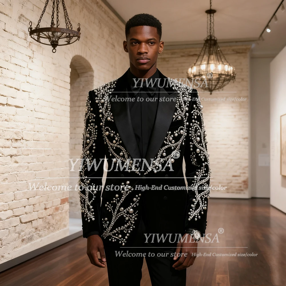 Designer Suits Men For Wedding 2 Pieces Black Notched Lapel Prom Blazer Sets Customized Groom Tuxedos Terno Masculinos Completo
Designer Suits Men For Wedding 2 Pieces Black Notched Lapel Prom Blazer Sets Customized Groom Tuxedos Terno Masculinos Completo