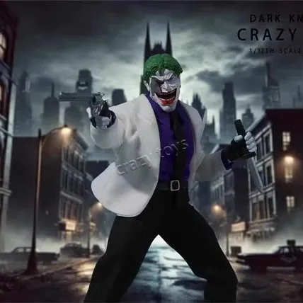 Игрушка Joy Man Toys Crazy Criminal Action Figure - коллекционная фигурка робота в масштабе 1/12 по мотивам фильма «Тёмный рыцарь: Возрождение легенды», подарок на день рождения для детей
Игрушка Joy Man Toys Crazy Criminal Action Figure - коллекционная фигурка робота в масштабе 1/12 по мотивам фильма «Тёмный рыцарь: Возрождение легенды», подарок на день рождения для детей