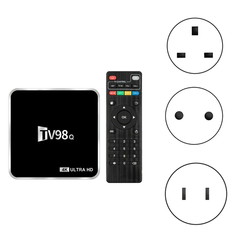 2 ГБ + 16 ГБ 4K H.265 H313 Android 12,1 ТВ-приставка 2,4G Wi-Fi телеприставка TV98 медиаплеер прочная вилка европейского стандарта
2 ГБ + 16 ГБ 4K H.265 H313 Android 12,1 ТВ-приставка 2,4G Wi-Fi телеприставка TV98 медиаплеер прочная вилка европейского стандарта