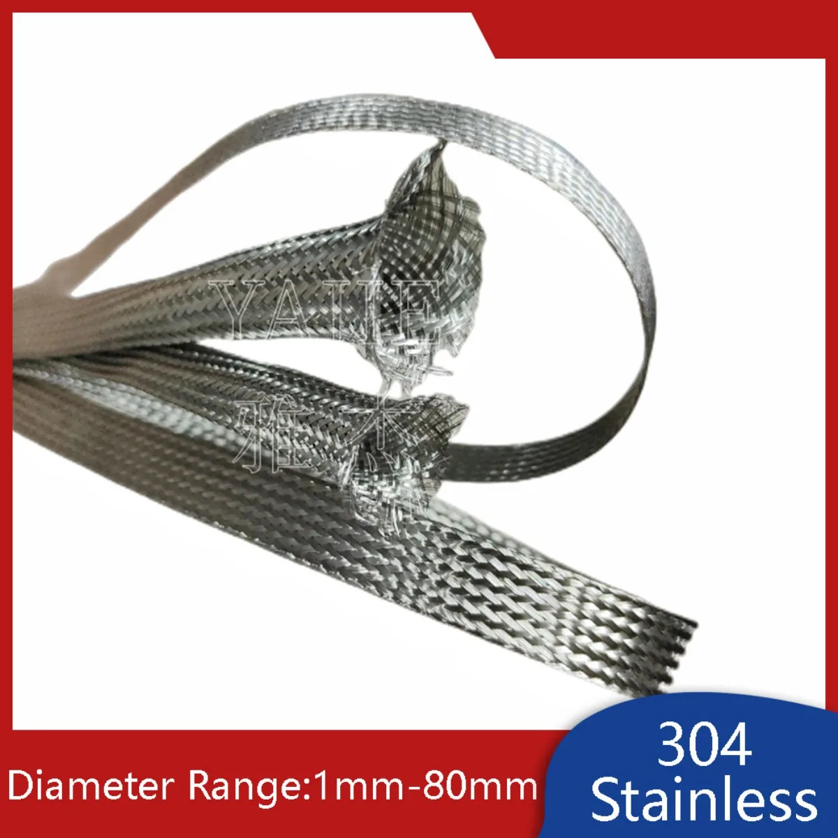 Stainless Steel Flat Ground Braid Sleeving Metal Wire Braiding Sleeve Sheathing Cable Organiser Resistance Signal Interference
Stainless Steel Flat Ground Braid Sleeving Metal Wire Braiding Sleeve Sheathing Cable Organiser Resistance Signal Interference