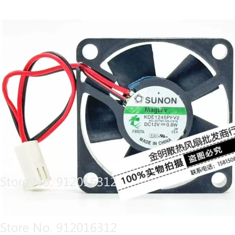 Fan for SUNON 4510 KDE1245PFV2 12V 0.8W Magnetic Levitation Ultra-quiet Fan 4.5CM Cooling Fan 45*45*10mm
Fan for SUNON 4510 KDE1245PFV2 12V 0.8W Magnetic Levitation Ultra-quiet Fan 4.5CM Cooling Fan 45*45*10mm