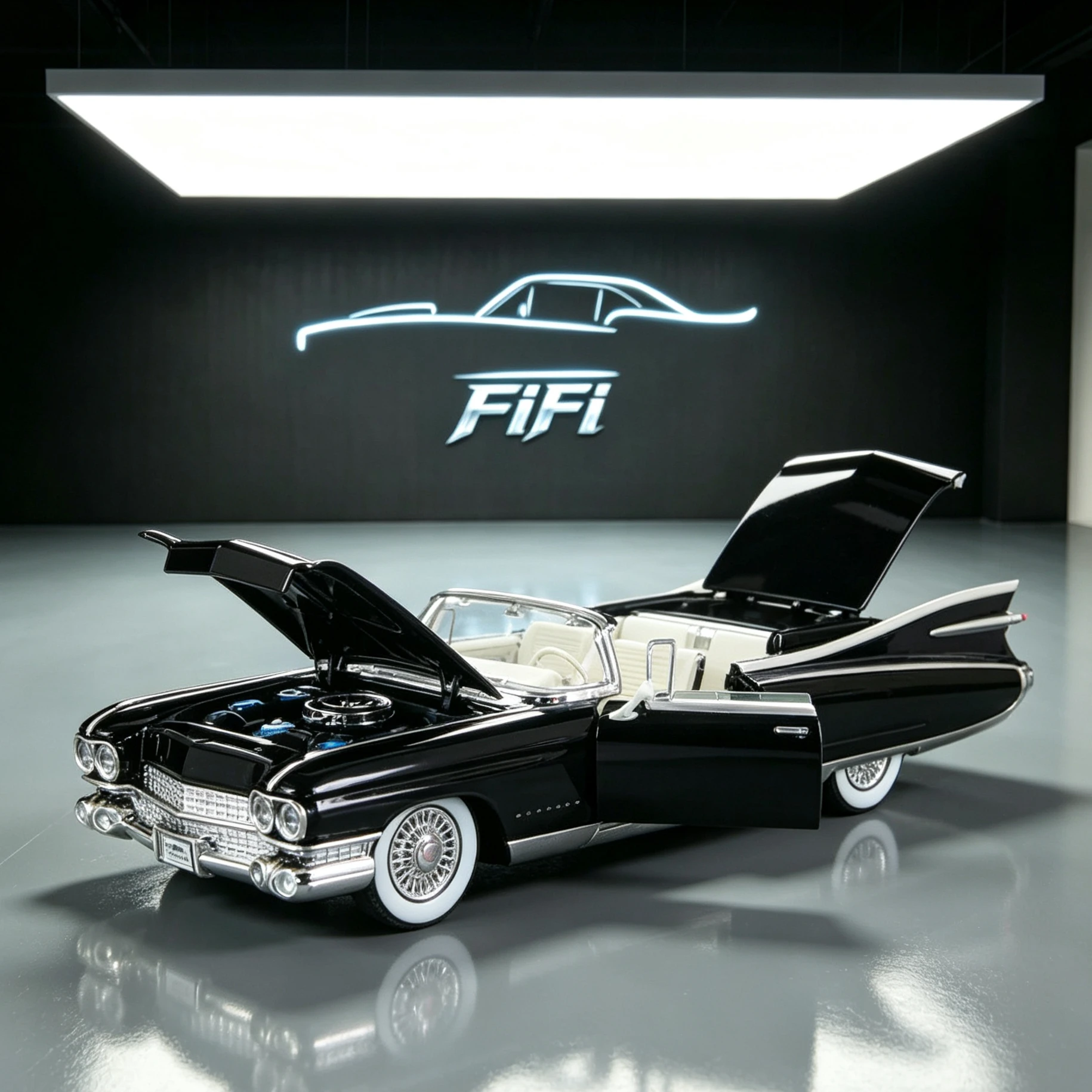 1/24 1959 Rocket Convertible Diecast Model Car, Pull Back Toy with Shock Absorber & Open Doors, Retro Collectible Decor Gift
1/24 1959 Rocket Convertible Diecast Model Car, Pull Back Toy with Shock Absorber & Open Doors, Retro Collectible Decor Gift