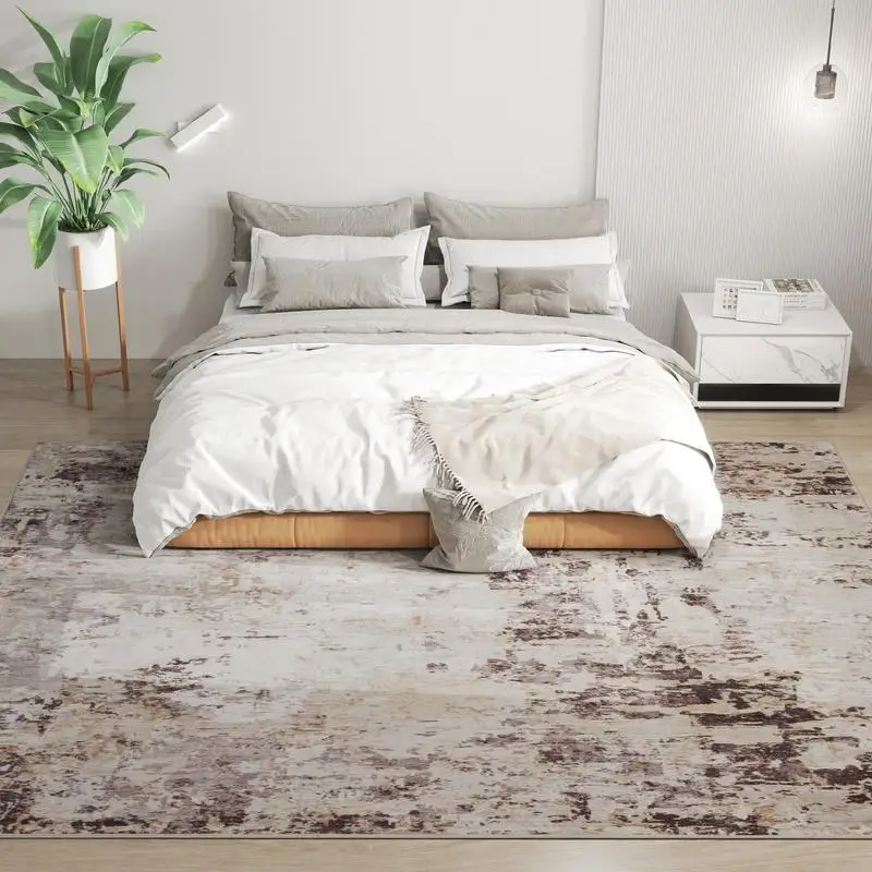 HOMCOM Machine Washable Area Rug 8x10, Non-Slip Modern Abstract Floor Carpet for Living Room, Bedroom, Dining Room, Mixed-Brown
HOMCOM Machine Washable Area Rug 8x10, Non-Slip Modern Abstract Floor Carpet for Living Room, Bedroom, Dining Room, Mixed-Brown