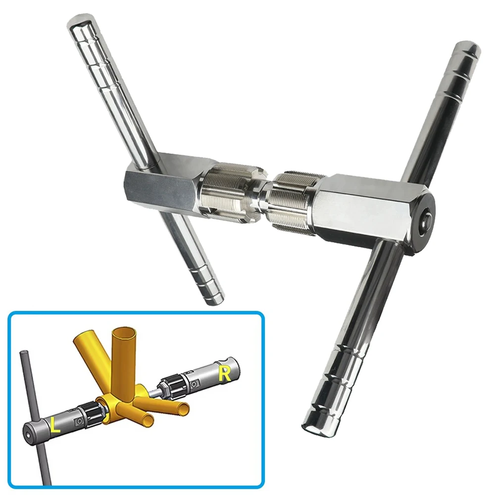 Full Steel High Strength Bicycle Bottom Bracket Thread Tapping Tool BC 1.37x24 BSA Bike Frame BB English Thread Tap Repair Kit
Full Steel High Strength Bicycle Bottom Bracket Thread Tapping Tool BC 1.37x24 BSA Bike Frame BB English Thread Tap Repair Kit