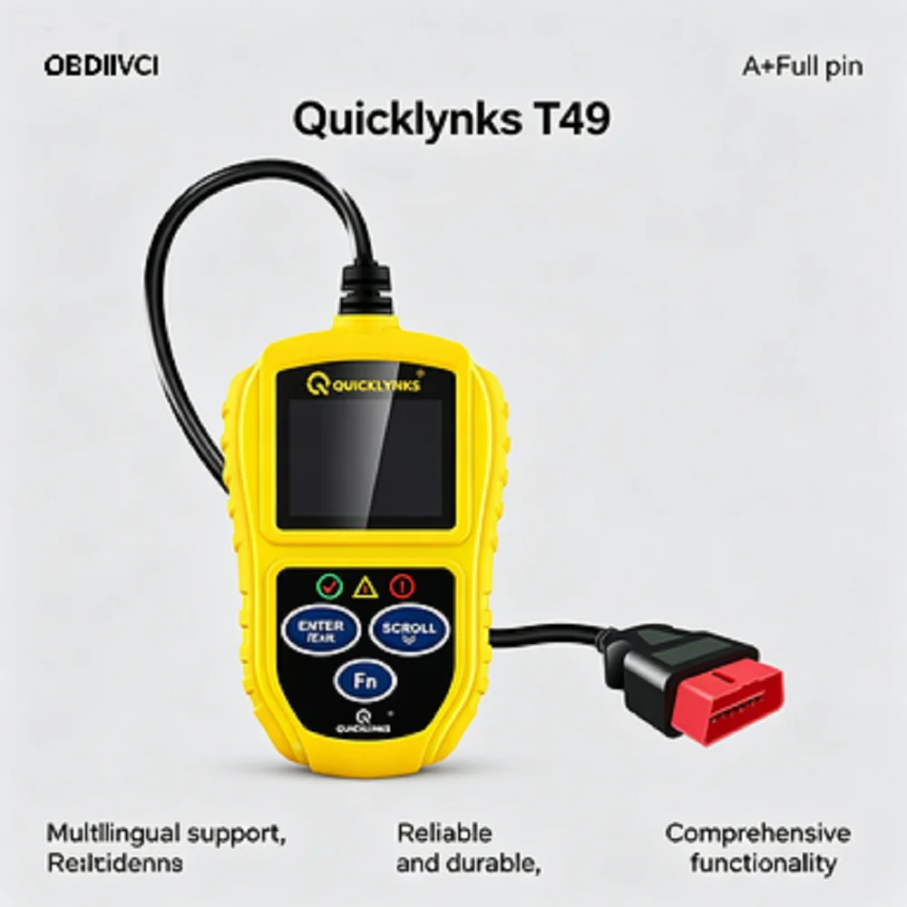 For OBDIICAT T49 OBD2 Scanner, Car Code Reader, Read Clear Fault Code, Live Data I/M Check for OBDII Cars
For OBDIICAT T49 OBD2 Scanner, Car Code Reader, Read Clear Fault Code, Live Data I/M Check for OBDII Cars