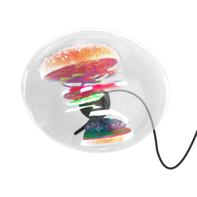 27CM Desktop Hologram Projector Fan High Resolution 640*640 Full Color Advertising 3D Hologram Fan Portable Hologram Fan
27CM Desktop Hologram Projector Fan High Resolution 640*640 Full Color Advertising 3D Hologram Fan Portable Hologram Fan