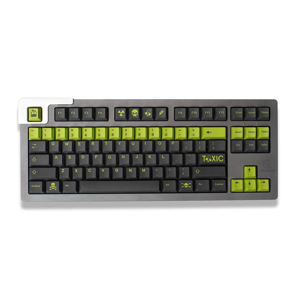 GMK Toxic Keycap Dark Grey Cherry Factory Height PBT Thermal Sublimation Large Set of Mechanical Keyboard Cap 87/104
GMK Toxic Keycap Dark Grey Cherry Factory Height PBT Thermal Sublimation Large Set of Mechanical Keyboard Cap 87/104