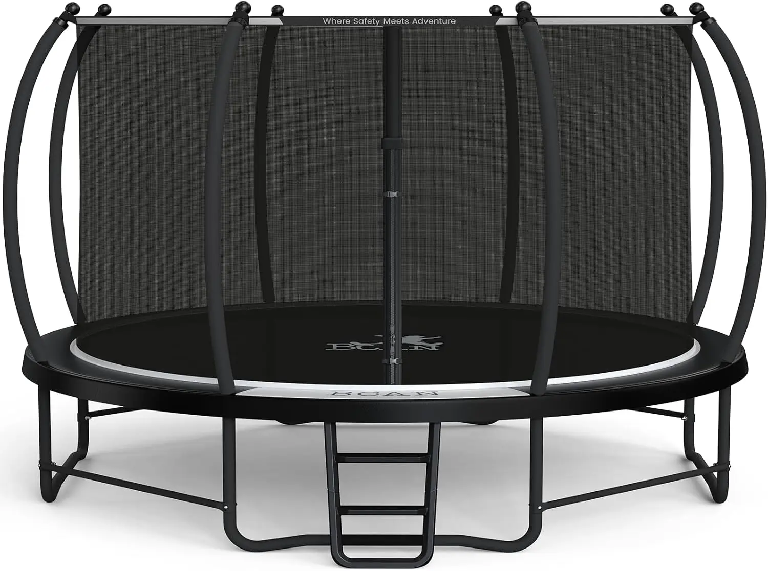 14FT Dark Recreational Trampoline with Enclosure for Kids Adults, Outdoor Trampolines with Ladder for Kids
14FT Dark Recreational Trampoline with Enclosure for Kids Adults, Outdoor Trampolines with Ladder for Kids