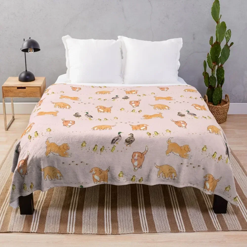 Toller Puppies and Ducklings - Light Pink Throw Blanket Tourist Decoratives halloween Blankets For Sofas Blankets
Toller Puppies and Ducklings - Light Pink Throw Blanket Tourist Decoratives halloween Blankets For Sofas Blankets