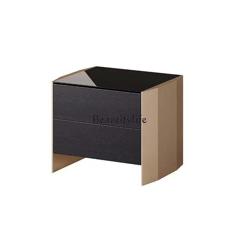 ld 38 Italian minimalist bedside table, high-end modern light luxury bedroom, high-end storage cabinet
ld 38 Italian minimalist bedside table, high-end modern light luxury bedroom, high-end storage cabinet