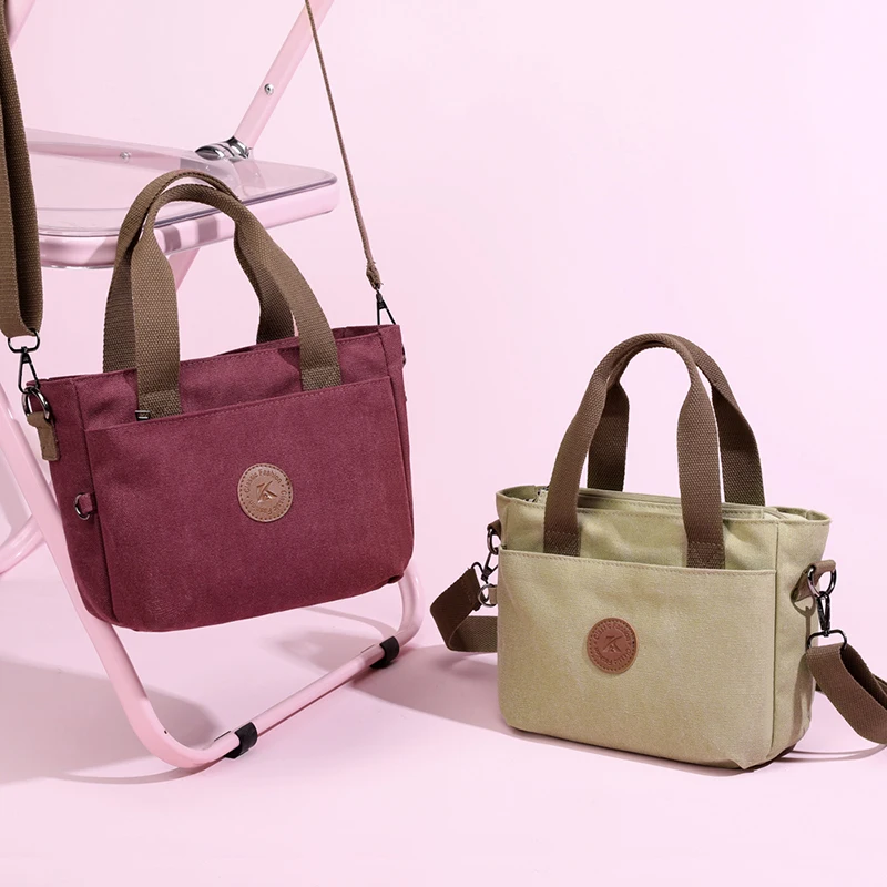 2025 NEW Top-Handle Bag For Women Shoulder CrossBody Bag Vintage Canvas Ladies Tote Messenger Bag Small Female Travel Handbag
2025 NEW Top-Handle Bag For Women Shoulder CrossBody Bag Vintage Canvas Ladies Tote Messenger Bag Small Female Travel Handbag