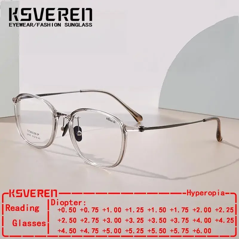 Fashion Transparent Glasses Men Women Vintage Pure Titanium Oval Reading Glasses New Luxury Prescription Eyeglasses Frame
Fashion Transparent Glasses Men Women Vintage Pure Titanium Oval Reading Glasses New Luxury Prescription Eyeglasses Frame