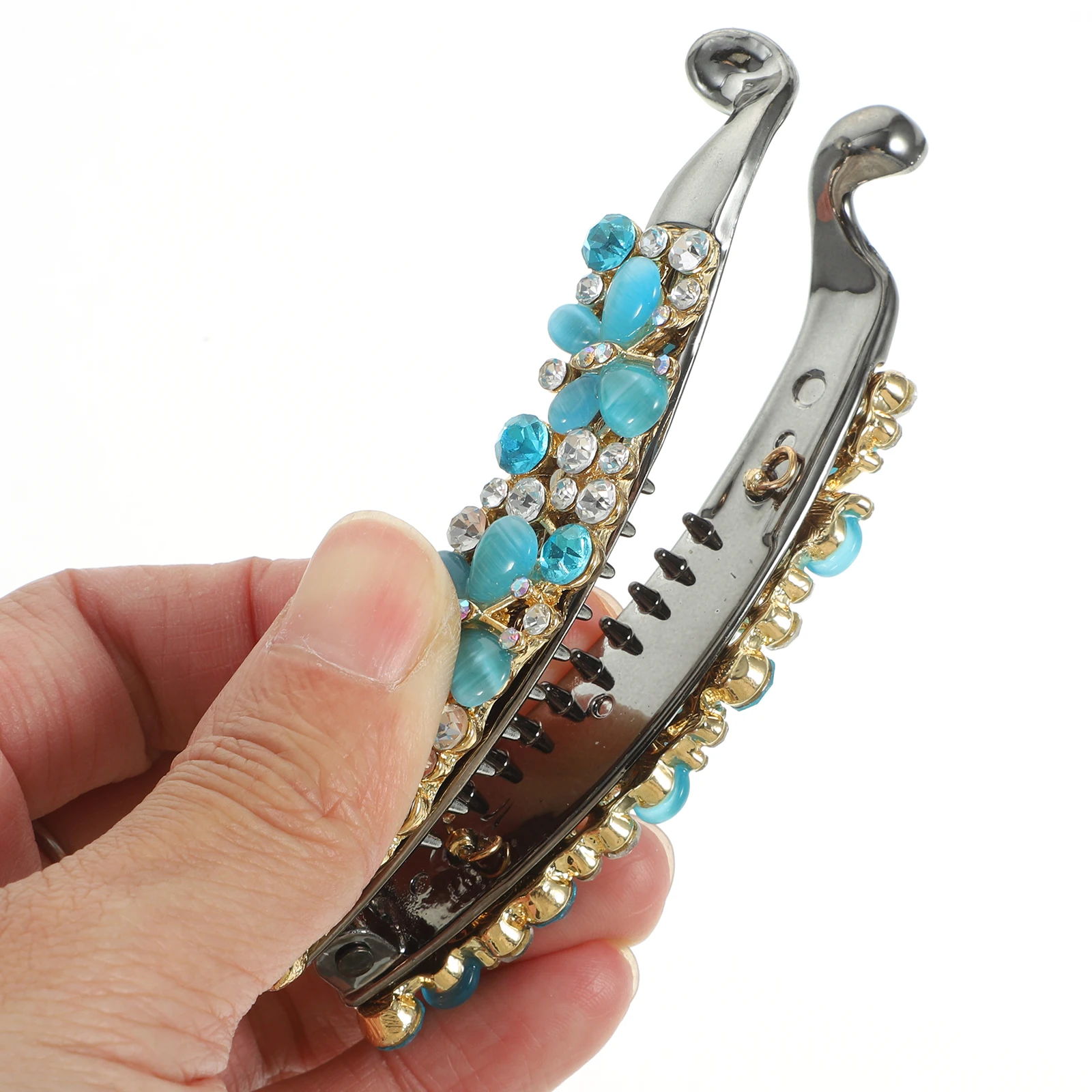 Banana Clip Accessories for Women White Rhinestone Styling Aid Long 80S Hair Accessories For Women Fine Hair Clips
Banana Clip Accessories for Women White Rhinestone Styling Aid Long 80S Hair Accessories For Women Fine Hair Clips